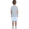 image:imageHurley Baby Boys And Toddler Boys Polo and Shorts 2piece Outfit SetBlue IceStripe