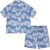 image:imageHurley Baby and Toddler Boys Short Sleeve Button Up Shirt and Shorts 2Piece Outfit SetLight ChambrayWhite