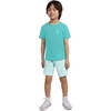image:imageHurley Baby and Toddler Boys Soft Basic Cloud Slub TShirt and Shorts 2Piece Outfit SetBlue IceFlamingo