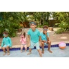 image:imageHurley Baby and Toddler Boys Soft Basic Cloud Slub TShirt and Shorts 2Piece Outfit SetBlue IceFlamingo