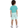 image:imageHurley Baby and Toddler Boys Soft Basic Cloud Slub TShirt and Shorts 2Piece Outfit SetBlue IceFlamingo