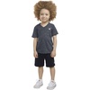 image:imageHurley Baby and Toddler Boys Soft Basic Cloud Slub TShirt and Shorts 2Piece Outfit SetCarbon