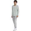 image:imageHurley Boys Boys Long Sleeve Soft Cloud Slub TShirtAqua Grey