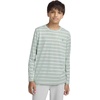 image:imageHurley Boys Boys Long Sleeve Soft Cloud Slub TShirtAqua Grey