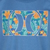 image:imageHurley Boys Icon UPF 50 Rash Guard Swim ShirtNeptune Blue HeatherFloral