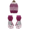 image:imageHurley Kids Beanie and Glove SetArctic Pink