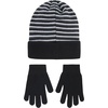 image:imageHurley Kids Beanie and Glove SetBlack Striped