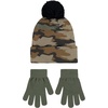 image:imageHurley Kids Beanie and Glove SetGreen Camo