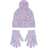 image:imageHurley Kids Beanie and Glove SetLight Lavender Space Dye