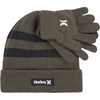 image:imageHurley Kids Beanie and Glove SetOlive