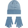 image:imageHurley Kids Beanie and Glove SetRift Blue Striped