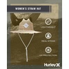 image:imageHurley Womens Straw Hat  Diamond Lifeguard Straw Sun HatBlackOrchid