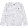 image:imageHurley Boys Boys Long Sleeve Soft Cloud Slub TShirtBlackWhite