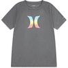 image:imageHurley Boys Icon UPF 50 Rash Guard Swim ShirtBlack HeatherIcon