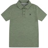 image:imageHurley Boys Pique Polo ShirtPalm Green Heather