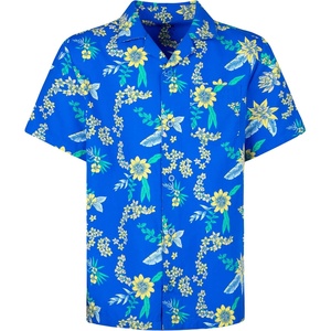 image:imageHurley Boys Boys Woven Button Down ShirtSantiago Blue