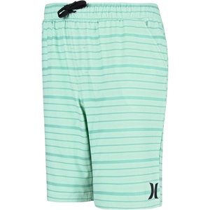 image:imageHurley Boys H20dri Pull on ShortsGreen Glow Stripe