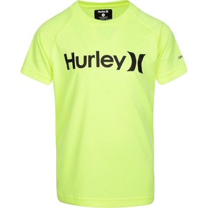 image:imageHurley Boys Icon UPF 50 Rash Guard Swim ShirtVolt Glow
