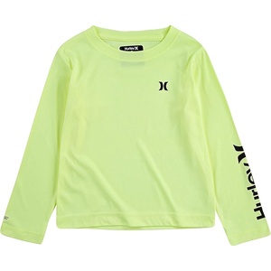 image:imageHurley Boys Long Sleeve Graphic TShirtVolt Glow Heather