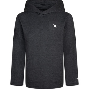 image:imageHurley Boys Long Sleeve Hooded UPF 50 Rash Guard Swim ShirtBlack Heather