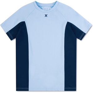 image:imageHurley Boys UPF 50 Rash Guard Swim ShirtBlue Dream