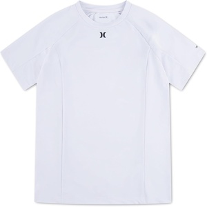image:imageHurley Boys UPF 50 Rash Guard Swim ShirtWhite
