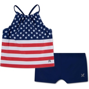 image:imageHurley Girls Boyshort Tankini 2piece SwimsuitAmericana
