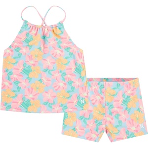 image:imageHurley Girls Boyshort Tankini 2piece SwimsuitBlue IceBoyshort