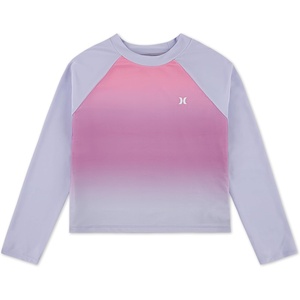 image:imageHurley Girls Long Sleeve Rash Guard ShirtChina Rose