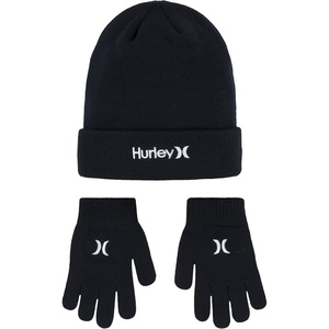 image:imageHurley Kids Beanie and Glove SetBlack