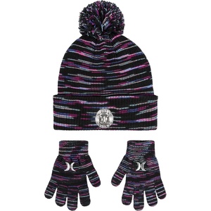 image:imageHurley Kids Beanie and Glove SetBlank Space Dye