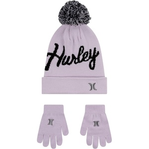 image:imageHurley Kids Beanie and Glove SetLight Lavender
