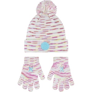 image:imageHurley Kids Beanie and Glove SetSail Space Dye