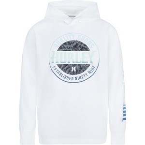 image:imageHurley boys Long Sleeve Hooded Graphic TshirtSail