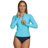 image:imageHurley Rash Guard for Women Full Zip Zip Up Long Sleeve Swim Shirts for Women Surfing Top UPF 50 SPF Sun amp UV ProtectionBlue Fish