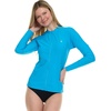 image:imageHurley Rash Guard for Women Full Zip Zip Up Long Sleeve Swim Shirts for Women Surfing Top UPF 50 SPF Sun amp UV ProtectionTurquoise