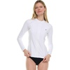 image:imageHurley Rash Guard for Women Full Zip Zip Up Long Sleeve Swim Shirts for Women Surfing Top UPF 50 SPF Sun amp UV ProtectionWhite