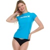 image:imageHurley Rash Guard for Women Short Sleeve Swim Shirts for Women Rashguard UPF 50 SPF amp UV ProtectionTurquoise