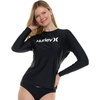 image:imageHurley Rash Guard for Women Womens Rash Guard Long Sleeve Shirts Rashguard Swim Shirt Women UPF 50 SPF amp UV ProtectionBlack