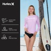 image:imageHurley Rash Guard for Women Womens Rash Guard Long Sleeve Shirts Rashguard Swim Shirt Women UPF 50 SPF amp UV ProtectionLilac