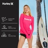 image:imageHurley Rash Guard for Women Womens Rash Guard Long Sleeve Shirts Rashguard Swim Shirt Women UPF 50 SPF amp UV ProtectionMelon