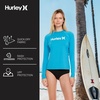 image:imageHurley Rash Guard for Women Womens Rash Guard Long Sleeve Shirts Rashguard Swim Shirt Women UPF 50 SPF amp UV ProtectionTurquoise