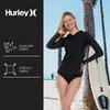 image:imageHurley Rash Guard for Women with Hood Long Sleeve Hoodie Swim Shirts for Women Quick Dry UPF 50 SPF Sun amp UV ProtectionBlack