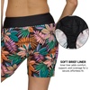 image:imageHurley 57 High Waisted Swim Shorts Women Board Shorts with Pockets amp Inner Liner Quick Dry Swim Trunk UPF 50KauaiwalkBlack