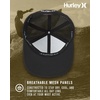 image:imageHurley Mens Baseball Cap  Laguna Icon Mesh Stretch Trucker Hat with Curved Brim  Lightweight Breathable Fitted Hats for MenBlackWhite Logo