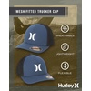 image:imageHurley Mens Baseball Cap  Laguna Icon Mesh Stretch Trucker Hat with Curved Brim  Lightweight Breathable Fitted Hats for MenNavy