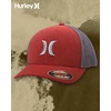 image:imageHurley Mens Baseball Cap  Laguna Icon Mesh Stretch Trucker Hat with Curved Brim  Lightweight Breathable Fitted Hats for MenNoble Red