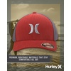 image:imageHurley Mens Baseball Cap  Laguna Icon Mesh Stretch Trucker Hat with Curved Brim  Lightweight Breathable Fitted Hats for MenNoble Red
