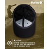 image:imageHurley Mens Baseball Cap  Lightweight Curved Bill H2O Dri Fitted Caps for MenBlack