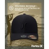 image:imageHurley Mens Baseball Cap  Lightweight Curved Bill H2O Dri Fitted Caps for MenBlack